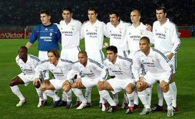 L'équipe de Real Madrid.